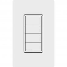 Lutron RRST-W4B-WH - RA3 4B SUNNATA KEY WH