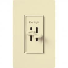 Lutron S2-LFSQ-AL-CSA - SKYLARK DUAL LGT/QUIET FAN AL CSA