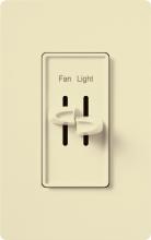 Lutron S2-LFSQH-AL - SKYLARK DUAL LGT/QUIET FAN AL CLAMSHELL