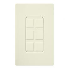 Lutron SC-6PF-BI - SIX PORT FRAME W/BLANKS SATIN COLOR BIW