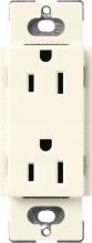 Lutron SCR-15-BI - SATIN COLOR 15 AMP RECEPTACLE BISCUIT