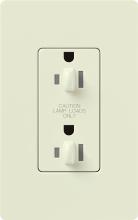 Lutron SCR-15-DDTR-BI - SATIN 15 A TMPR RESIST DUAL DIM RECPT BI