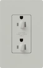 Lutron SCR-15-DDTR-PD - SATIN 15 A TMPR RESIST DUAL DIM RECPT PD