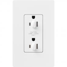 Lutron SCR-15-DDTR-SW-C - SATIN 15A TPR RSIST DUAL DIM RCPT SW CSA