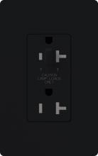 Lutron SCR-15-HDTR-MN - SATIN 15 A TMPR RESIST HALF DIM RECPT MN