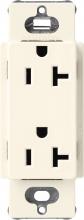 Lutron SCR-20-BI - 20A SATIN COLOR RECEPTACLE BISCUIT