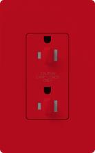 Lutron SCR-20-DDTR-HT - SATIN 20 A TMPR RESIST DUAL DIM RECPT HT