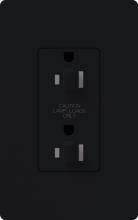 Lutron SCR-20-DDTR-MN - SATIN 20 A TMPR RESIST DUAL DIM RECPT MN