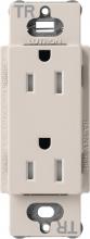 Lutron SCRS-15-TR-TP - SC 15A TAMPER RESIST RECP TAUPE