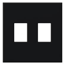 Lutron VWP-2-BL - VAREO WALLPLATE 2GNG BLACK