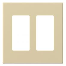 Lutron VWP-2R-IV - VAREO WALLPLATE 2GNG RECEPT IV