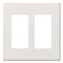 Lutron VWP-2R-WH - VAREO WALLPLATE 2GNG RECEPT WH