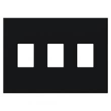 Lutron VWP-3-BL - VAREO WALLPLATE 3GNG BLACK