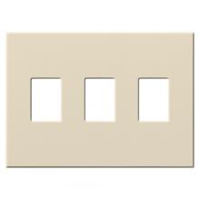 Lutron VWP-3-LA - VAREO WALLPLATE 3GNG LIGHT ALMOND