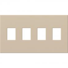 Lutron VWP-4-TP - VAREO WALLPLATE 4GNG TAUPE