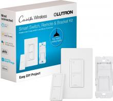 Lutron P-PKG1WS-WH - Caséta Smart Switch and Remote Kit