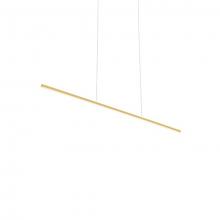 Kuzco Lighting Inc LP18248-BG - Vega Minor 48-in Brushed Gold LED Linear Pendant
