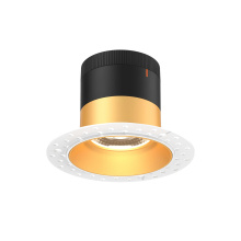 Dals RC04-CC-35-RGGD-TL - 4in Modular Downlight, 5CCT, 35 degree Beam Angle, Regressed, Gold,Trimless